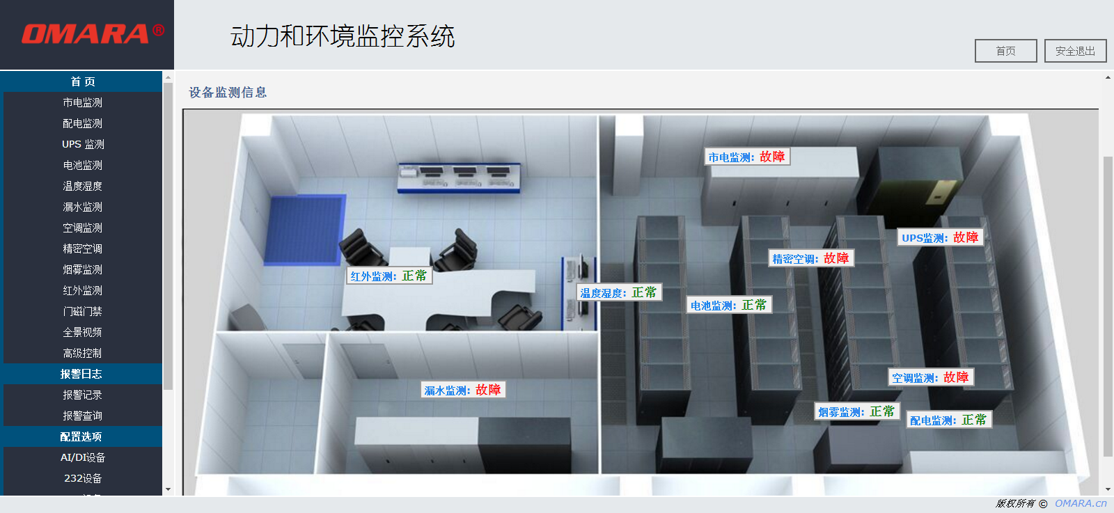 機(jī)房健康狀態(tài)監(jiān)測軟件·電腦端